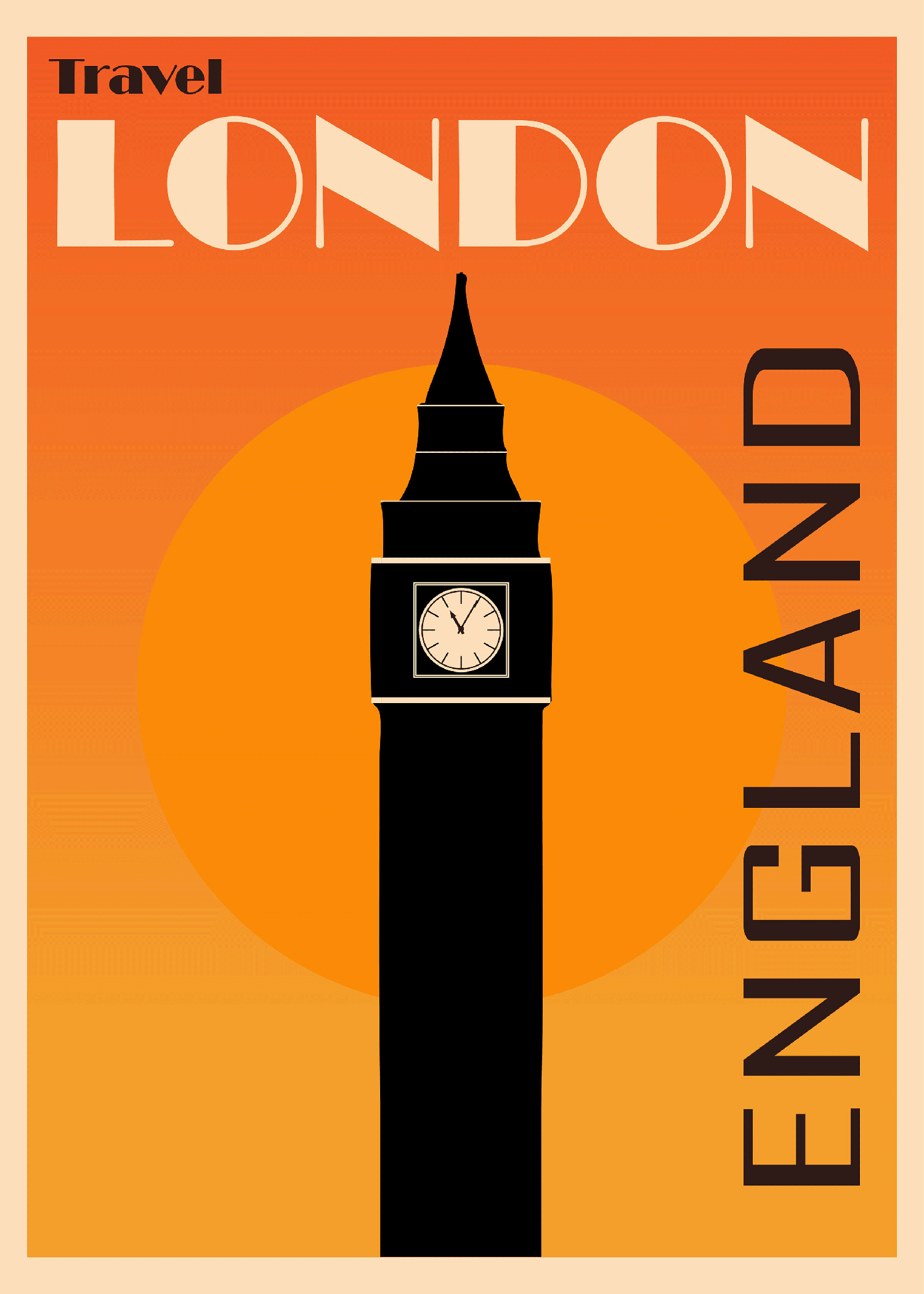 London, England Travel Poster