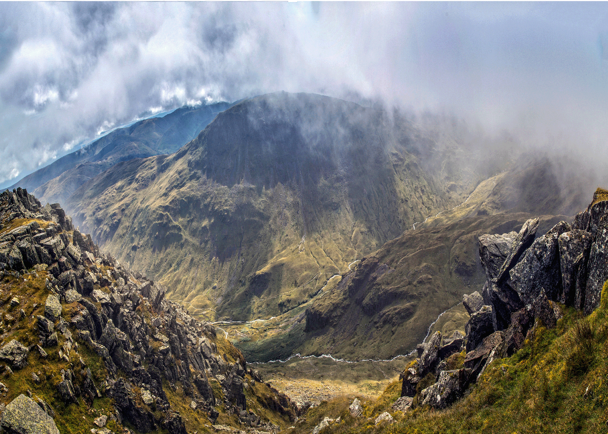 Striding Edge And Helvellyn